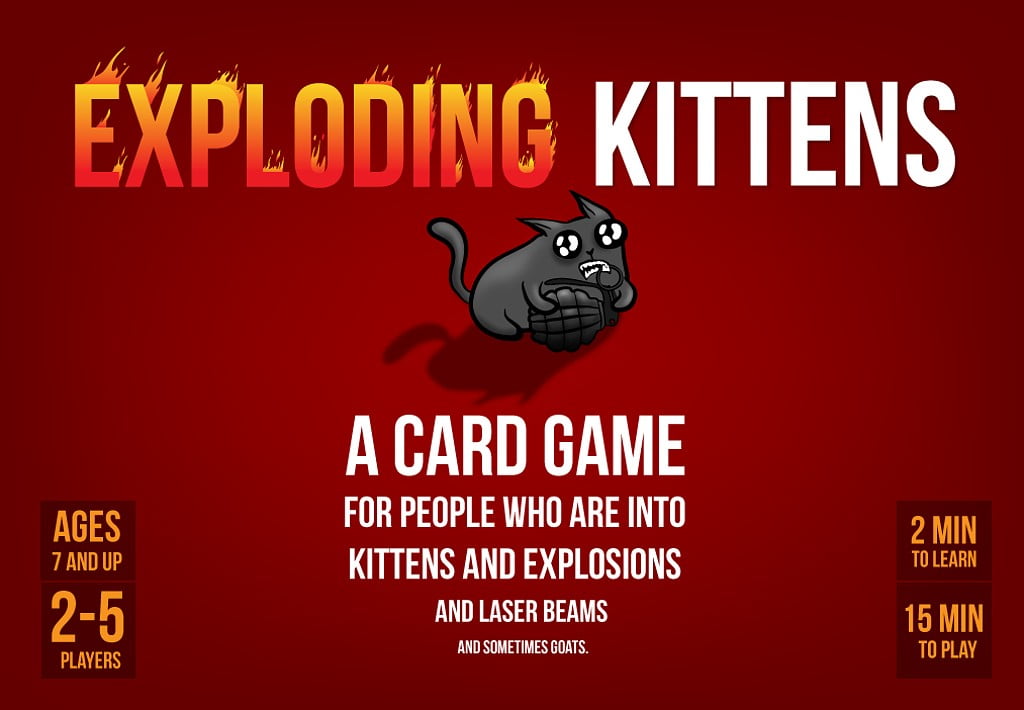 Exploding Kittens sleeves